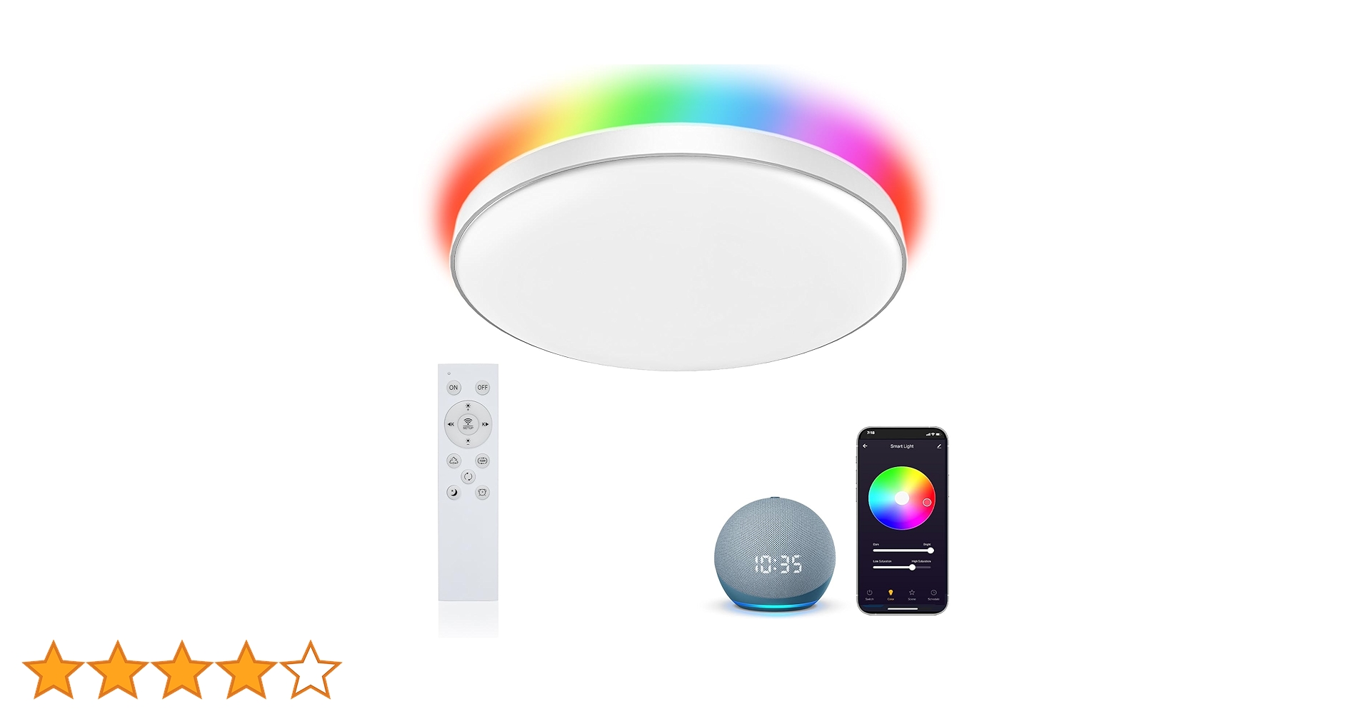 【新品】LEDシーリングライト 6~8畳 リモコン付き alexa対応 Amazon.co.jp : 【Amazon Alexa認定】+Style LEDシーリング